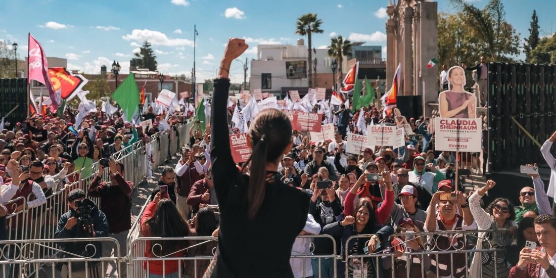 Claudia Sheinbaum destaca la importancia de seguir con la Cuarta Transformación en México.