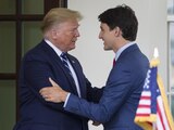 Donald Trump y Justin Trudeau.