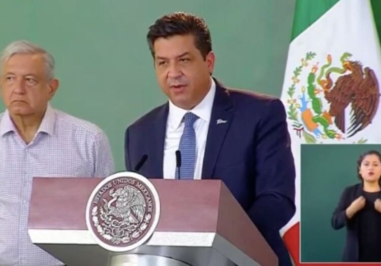 El gobernador de Tamaulipas, el 28 de agosto de 2020.