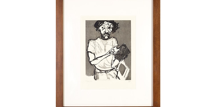 Autorretrato, de Francisco Toledo.