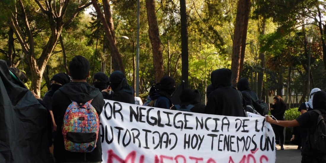 estudiantes, UNAM, CCH, Azcapotzalco, muerte, almno, marcha, insurgentes, rectoria, alumnos, manifestantes