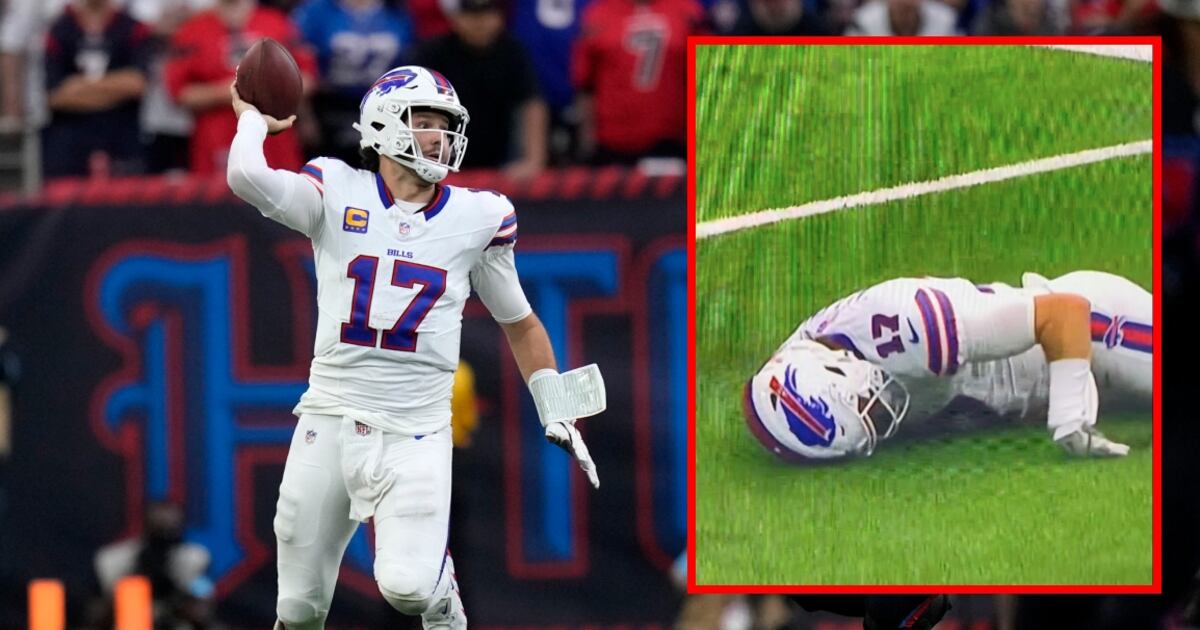 NFL: Josh Allen, de los Bills, sufre escalofriante golpe en la cabeza y ...