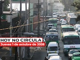 No olvides revisar cómo aplica el Hoy No Circula este jueves 1 de octubre de 2026.