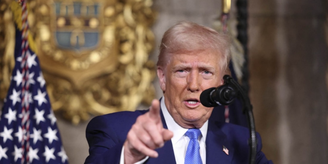 El presidente de los EU, Donald Trump