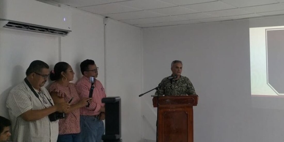 El operativo fue encabezado por la Sedena y confirmado por el comandante de la 30 Zona Militar, Miguel Ángel López Martínez.