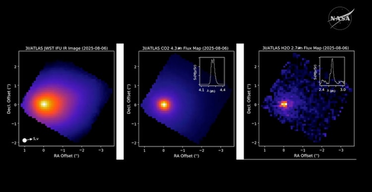 Imagenes del cometa 3I Atlas