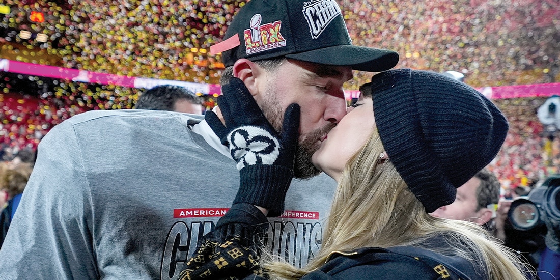 KELCE Y SWIFT celebran el triunfo de conferencia el pasado 26 de enero de 2025.