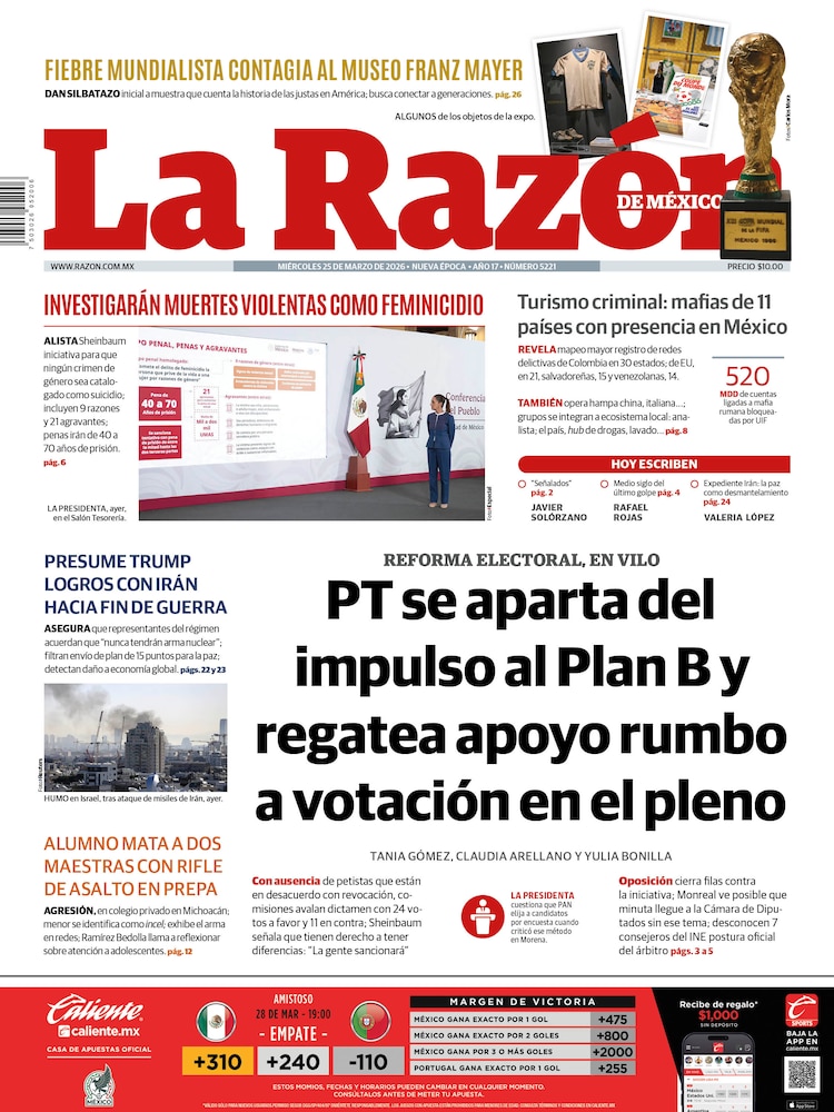 La Razón de México 25 de marzo 2026