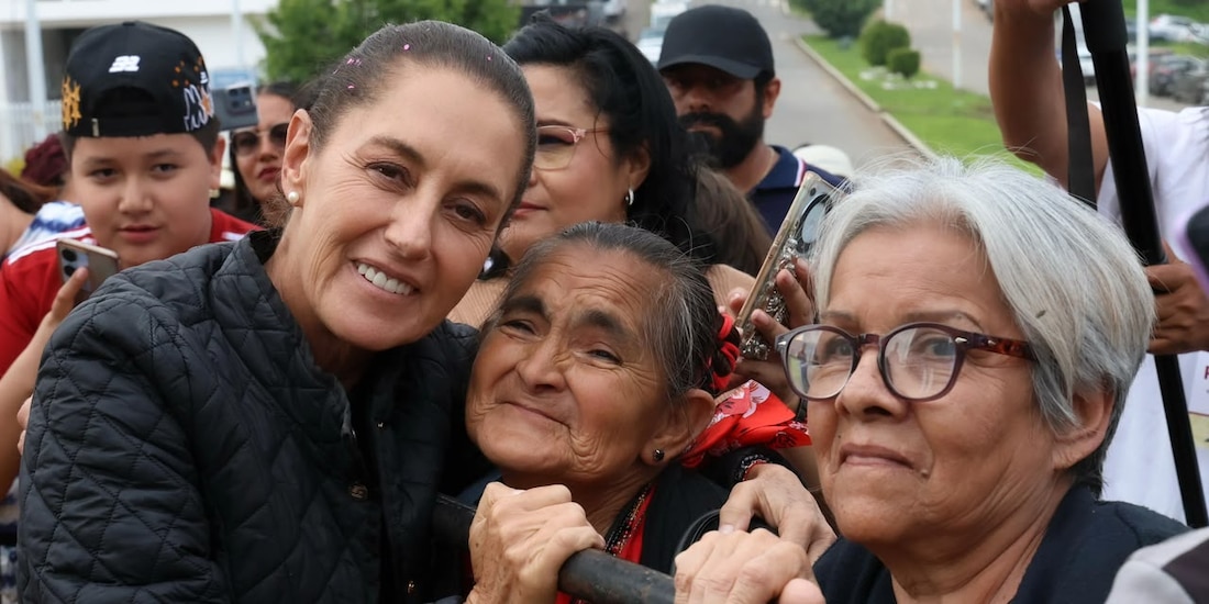 Presidenta Claudia Sheinbaum convive con habitantes de Morelia, Michoacán.