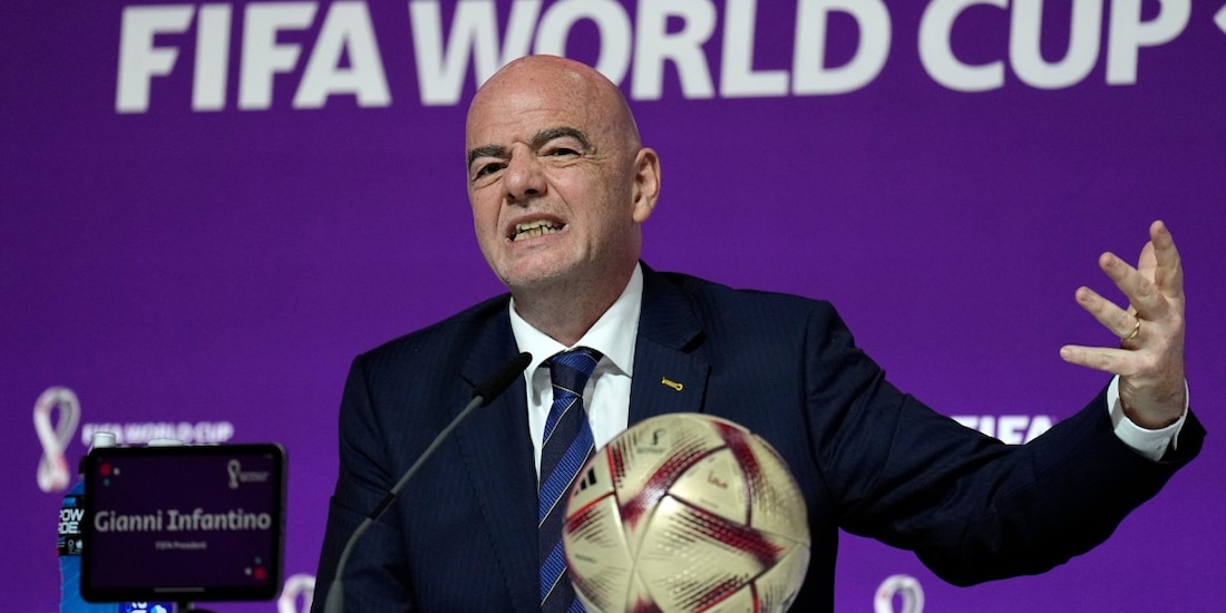 La UEFA prepara denuncia penal en Suiza contra Gianni Infantino, presidente de FIFA