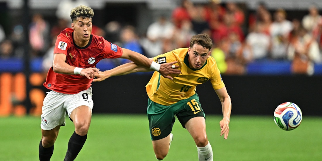 Australia y Egipto se enfrentaron en el Estadio Dallas.