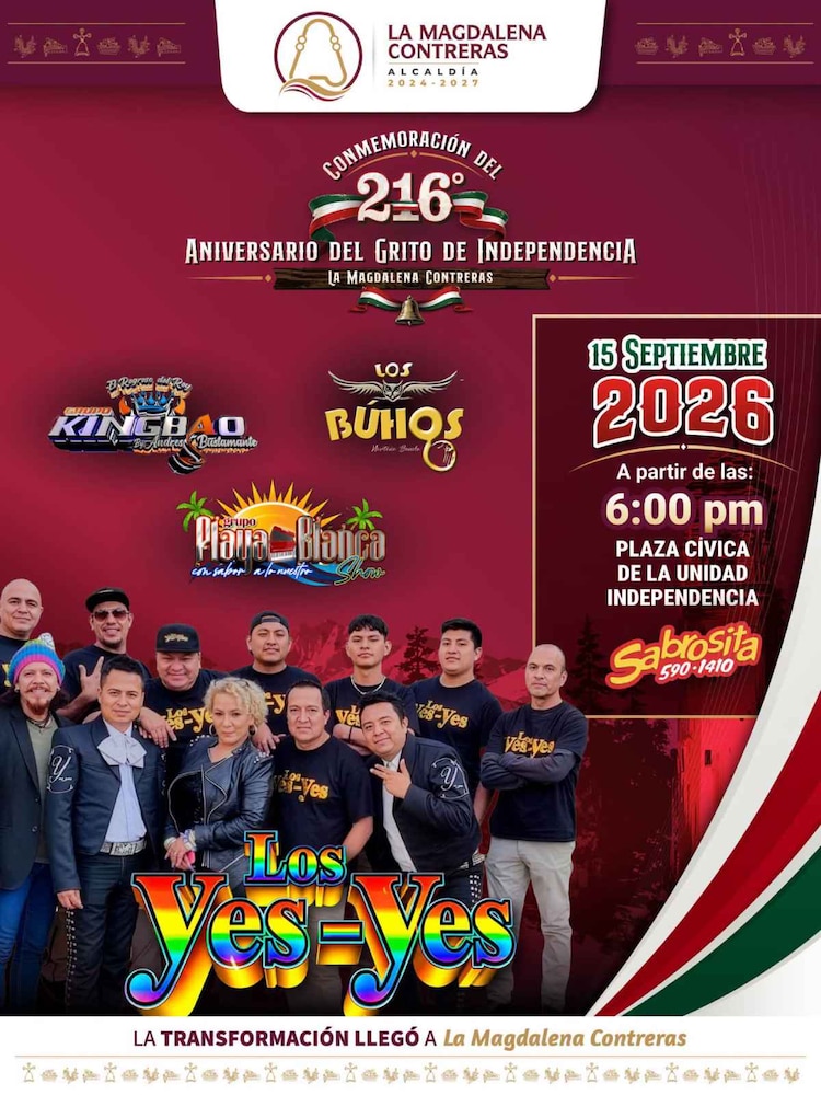 Cumbia, versatilidad y tradición se unen para conmemorar el 216.º Aniversario de la Independencia de México.