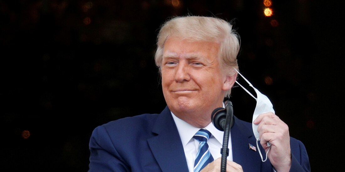 Luego de convalecer por contagio de Covid-19, el presidente Donald Trump retoma este lunes su campaña política.