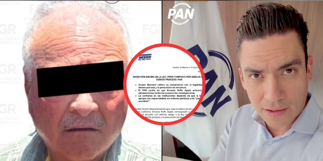 PAN cuestiona diferencias en investigaciones tras detención de Ruffo