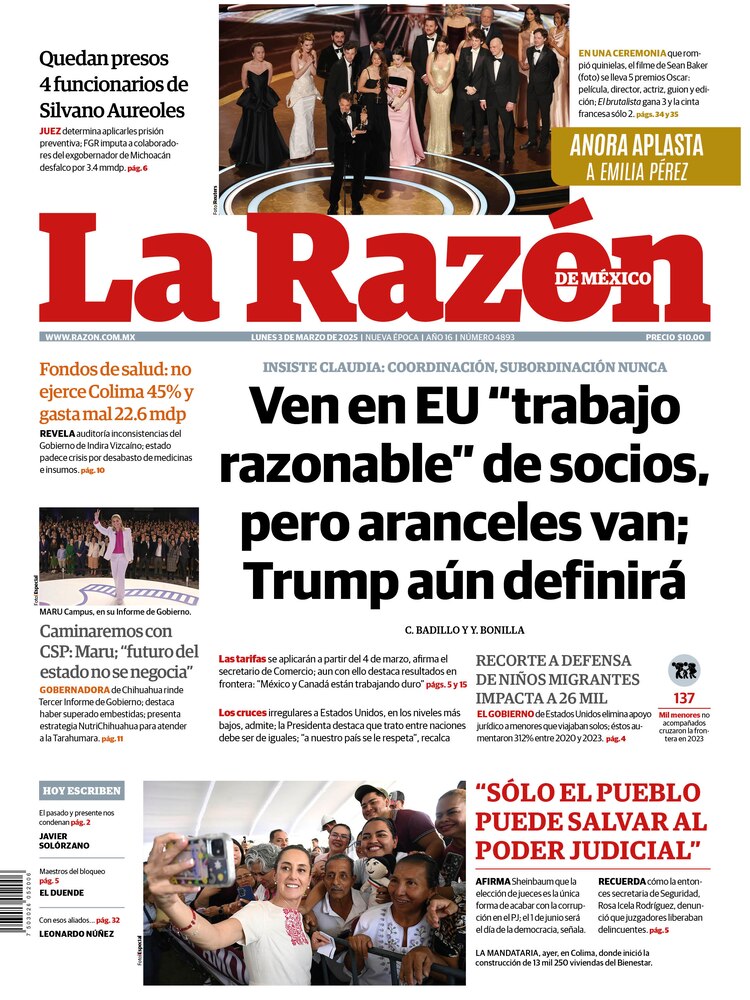 La Razón 03 marzo 2025