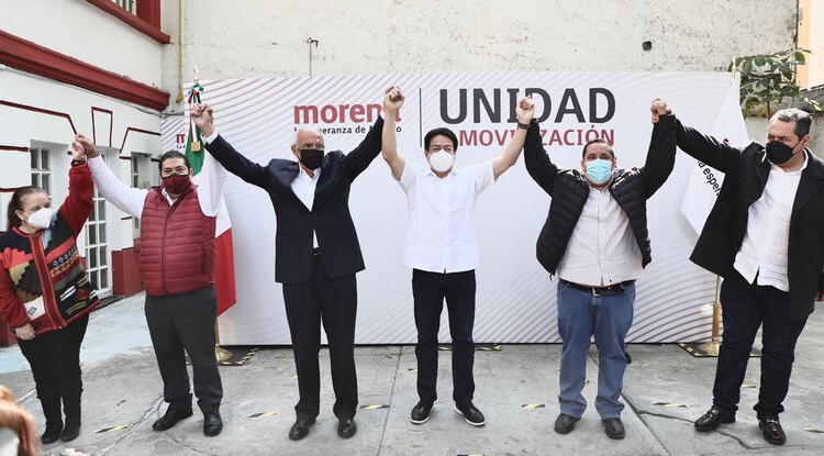 Integrantes de Morena.