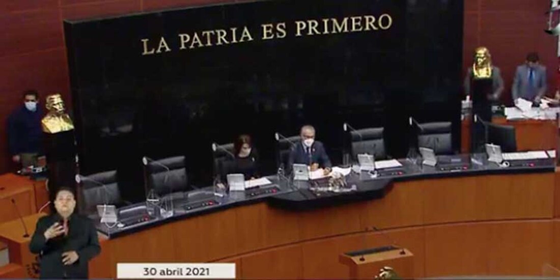 Imagen de la instalación de la Comisión Permanente en el Senado de la República