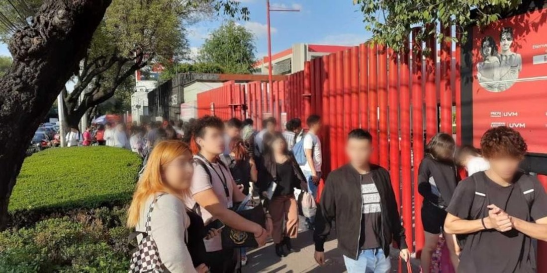 Riña entre estudiantes de UVM provoca desalojo del Campus Coyoacán
