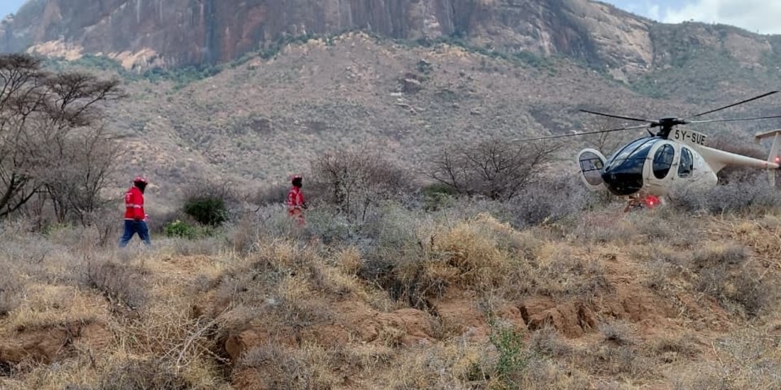 Accidente aéreo al norte de Kenia, en África Oriental, el 19 de agosto de 2026.