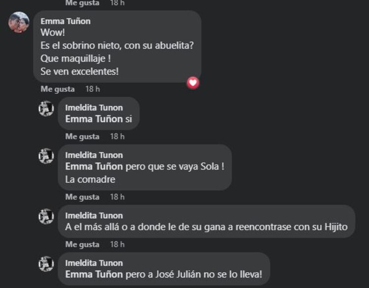 Comentarios de la suegra de Maribel Guardia