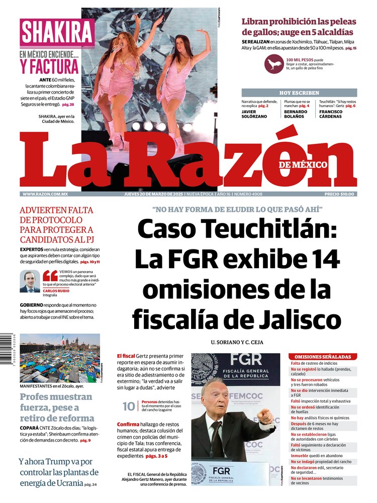 La Razón 20 marzo 2025
