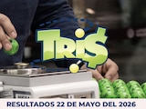 Resultados del Tris de hoy 22 de mayo del 2026.