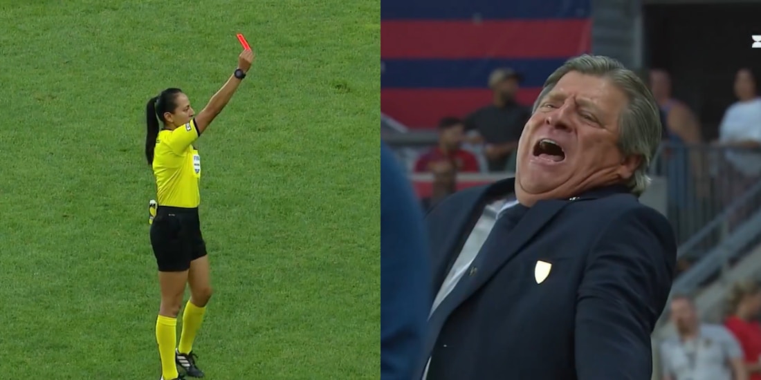 Miguel Herrera se fue expulsado del Atlante vs Real Salt Lake.