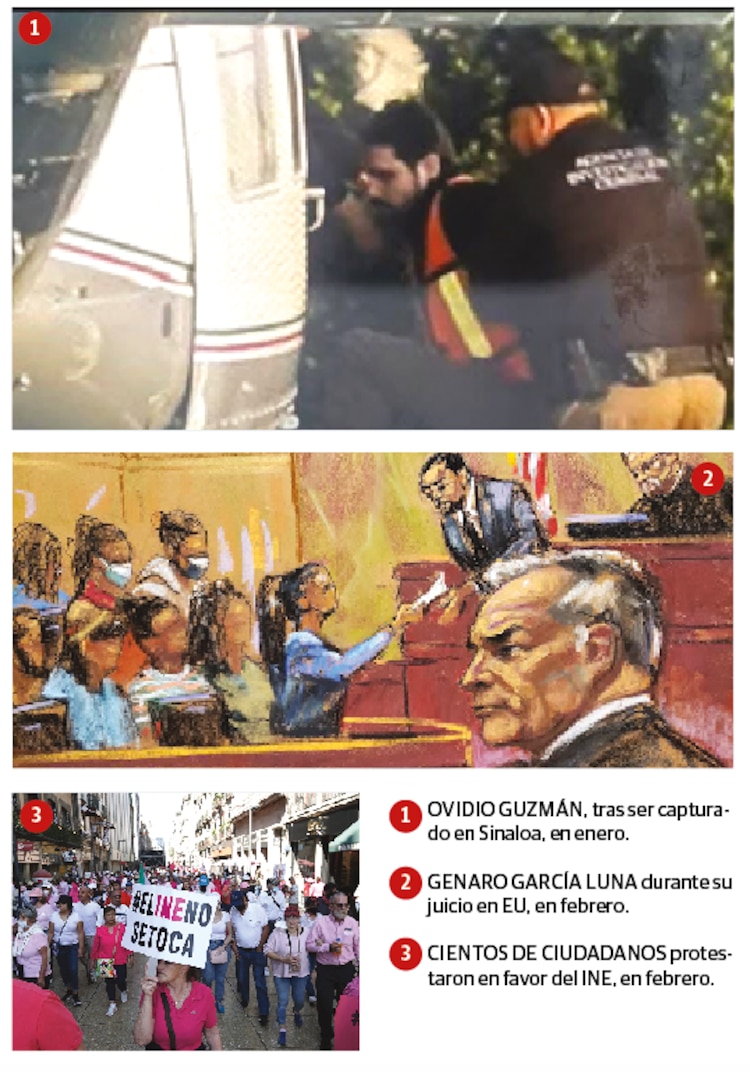 Capturas, juicios, protestas...