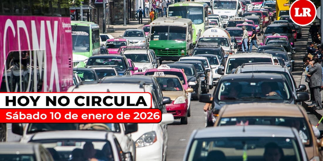 Conoce las restricciones del Hoy No Circula para este sábado 10 de enero de 2025 en la Ciudad de México y el Estado de México.