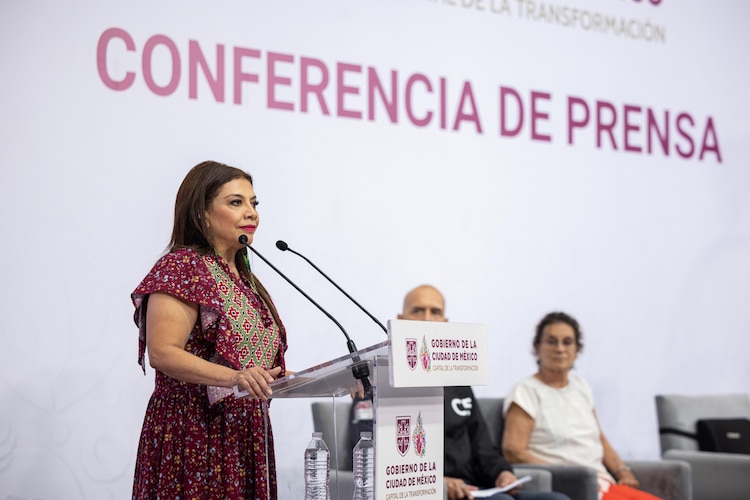 La Jefa de Gobierno, Clara Brugada, en una fotografía ilustrativa.