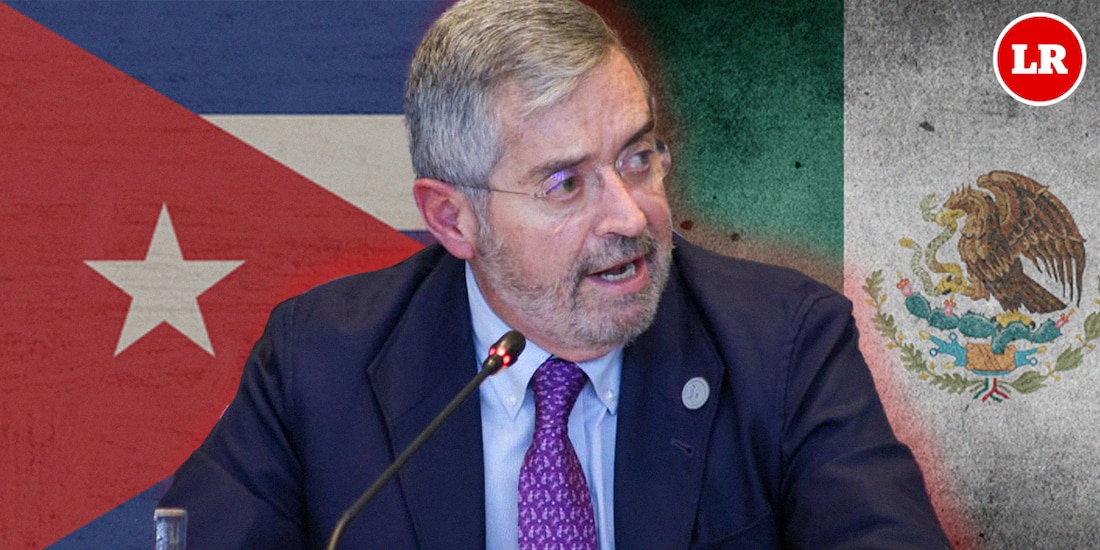 Canciller Juan Ramón de la Fuente reitera respaldo a Cuba del gobierno de México.