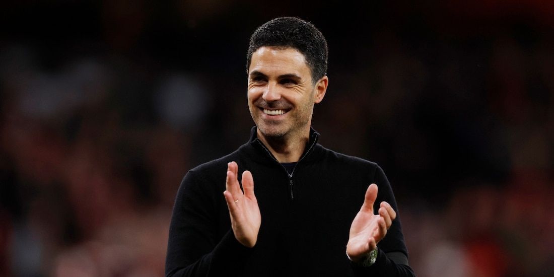 Mikel Arteta hizo campeón de la Premier League al Arsenal 22 años después