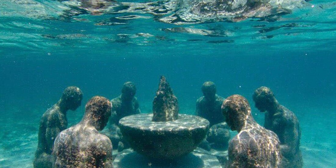 Museo Subacuático de Arte, Cancún, Quintana Roo.