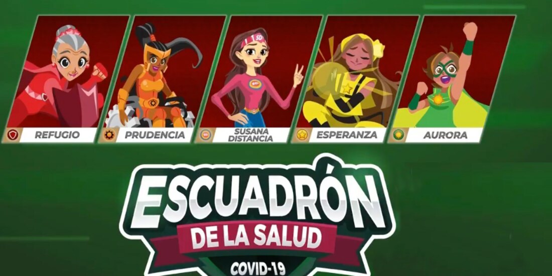 Conoce a los personajes del nuevo Escuadrón de la Salud