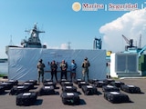 Personal de la Secretaría de Marina interceptó cuatro embarcaciones frente a las costas de Oaxaca y Chiapas, donde aseguró cerca de 4.4 toneladas de cocaína y detuvo a 16 personas.