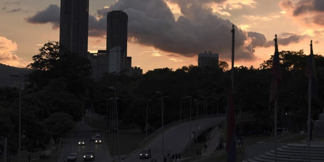 Caracas amaneció a oscuras por la falla en el suministro.