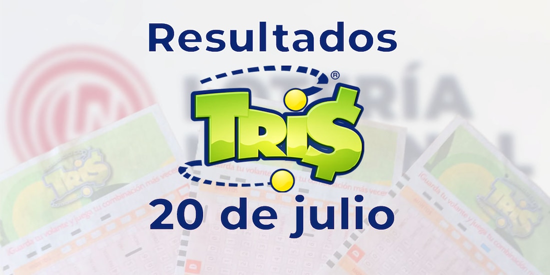 Resultados del Tris de hoy 20 de julio del 2025.