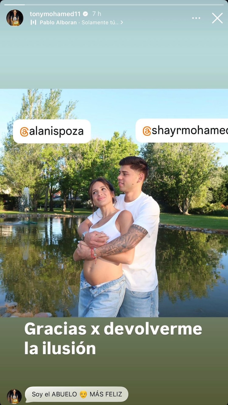 Shayr Mohamed, el hijo del Turco Mohamed, va a ser papá.