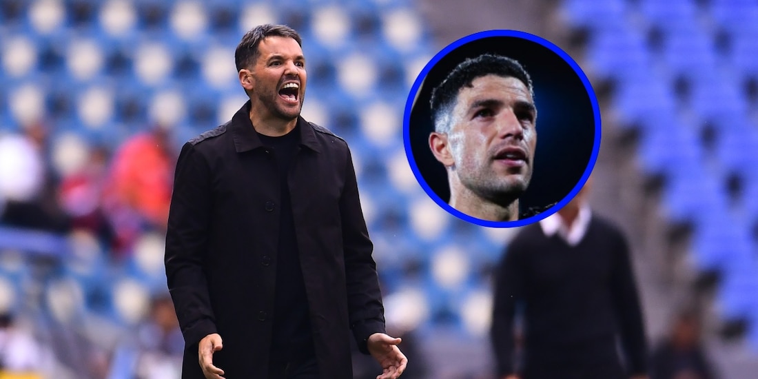 Nicolás Larcamón explicó el motivo de la salida de Nacho Rivero de Cruz Azul.