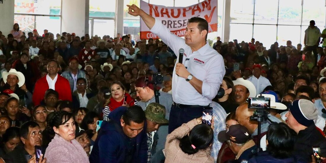 Alejandro Armenta, líder de la mega coalición, enfatiza la importancia de la empatía y solidaridad en su precampaña.