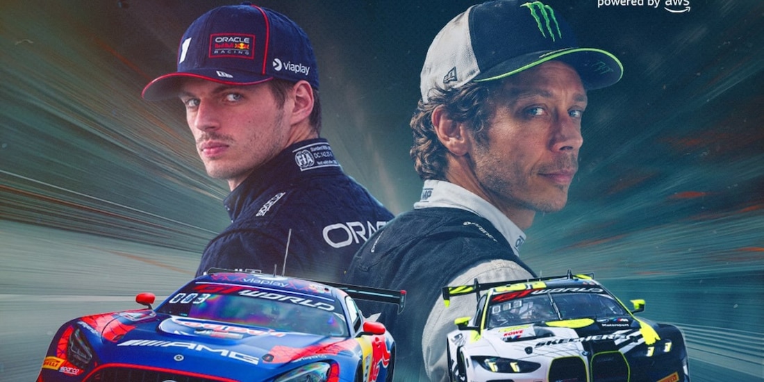 Max Verstappen se enfrentará a la leyenda Valentino Rossi en una carrera de Gran Turismo