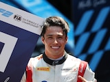 Noel León celebra su primer ligar en el sprint del GP de Mónaco de F2