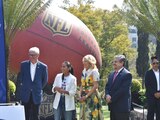 Jill Biden, primera dama de Estados Unidos, estuvo presente en la CDMX en un evento de NFL México