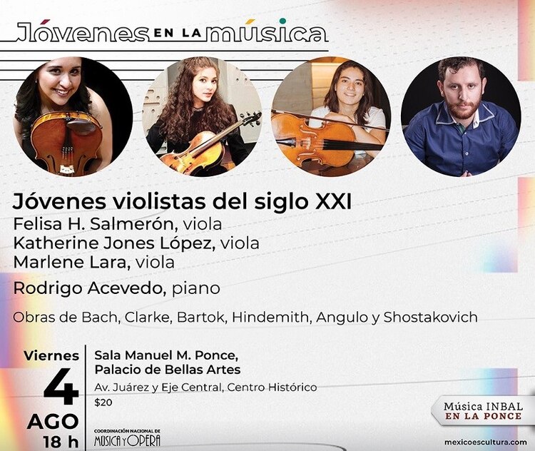 Jóvenes violistas del Siglo XXI.