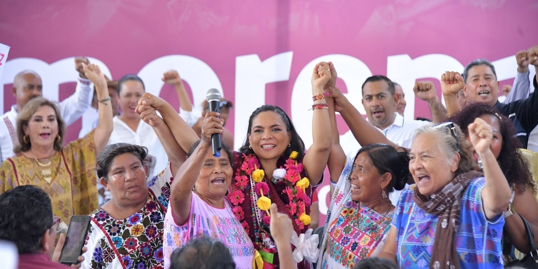 La militante de Morena, Beatriz Mojica Morga.