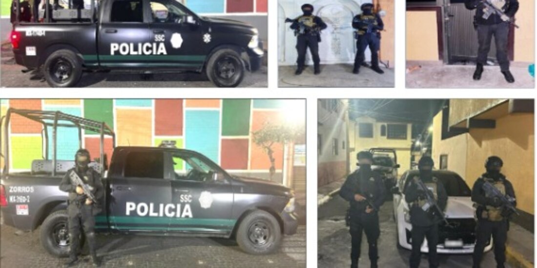 Acción de las fuerzas policiales en CDMX.