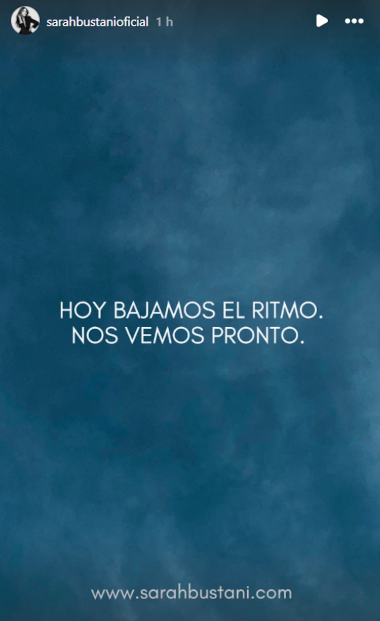 Mensaje de Sarah Bustani