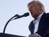 El expresidente de Estados Unidos, Donald Trump, habla durante su primer mitin de campaña después de anunciar su candidatura a la presidencia en las elecciones de 2024 en un evento en Waco, Texas, Estados Unidos, el 25 de marzo de 2023
