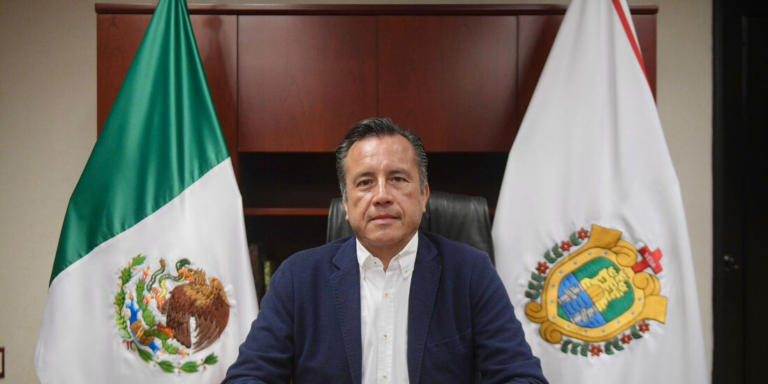 Cuitláhuac García, gobernador constitucional de Veracruz.