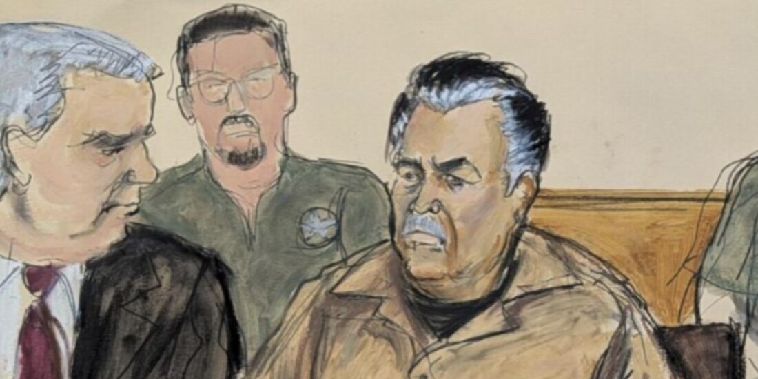 Audiencia de Ismael Zambada en una corte de NY, el 13 de septiembre de 2024.